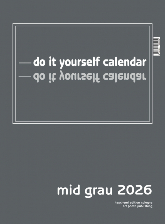 MID GRAU BLANKOKALENDER DIY BASTEL SELBSTGESTALTEN